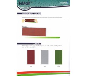 Pintura Elástica Impermeabilizante Telacril Terrazas Jafep Rojo Teja 4 lts. - Imagen 2
