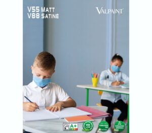 Esmalte Al Agua Antibacteriano Valpaint Satinado Para Paredes 1 lt. - Imagen 5