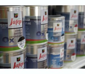 Esmalte Metalizado OX Jafep Forja Liso Marrón 750ml. - Imagen 2