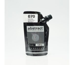 Acrílico Iridiscente Abstract Negro nº070 120 ml.