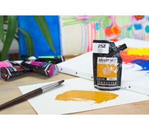 Acrílico Abstract Ocre Amarillo nº252  120 ml. - Imagen 3