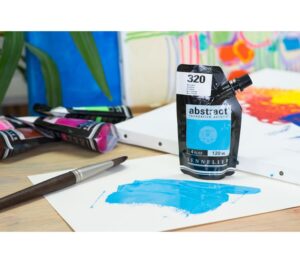 Acrílico Abstract Azul Cielo nº320  120 ml. - Imagen 2