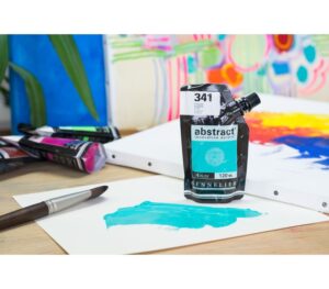 Acrílico Abstract Turquesa nº341 120 ml. - Imagen 2