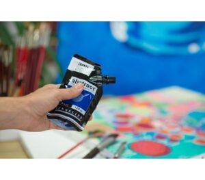 Acrílico Brillante Abstract Azul Primario nº385B 120 ml. - Imagen 2