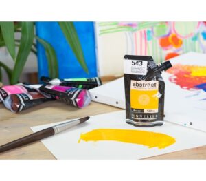 Acrílico Abstract Amarillo Cadmio Oscuro Tono nº543 120 ml. - Imagen 2