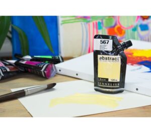 Acrílico Abstract Amarillo Nápoles nº567 120 ml. - Imagen 3