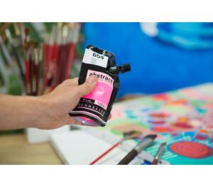 Acrílico Fluorescente Abstract Rosa nº654 120 ml. - Imagen 2