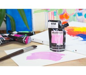 Acrílico Abstract Rosa Quinacridona nº658  120 ml. - Imagen 3