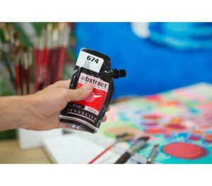 Acrílico Abstract Bermellón nº674 120 ml. - Imagen 2