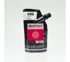 Acrílico Brillante Abstract Rojo Primario nº686B 120 ml.