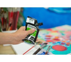 Acrílico Abstract Verde Luminoso  nº811  120 ml. - Imagen 3