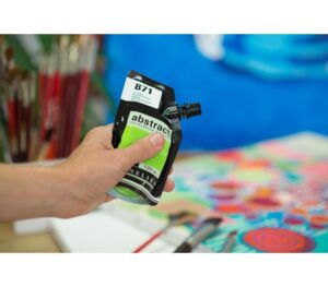 Acrílico Abstract Verde Amarillo nº871 120 ml. - Imagen 3