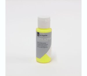 Pintura Acrilica "Super Acrylic" La Pajarita Amarillo Limón A-03 60 ml.
