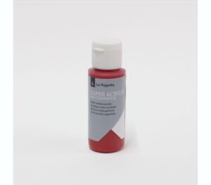 Pintura Acrilica "Super Acrylic" La Pajarita Rojo A-08 60 ml.