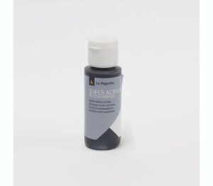 Pintura Acrilica "Super Acrylic" La Pajarita Negro A-45 60 ml.