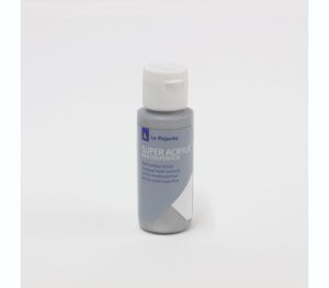 Pintura Acrilica "Super Acrylic" La Pajarita Plata A-50 60 ml.