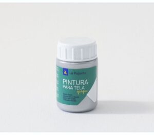 Pintura de Tela Opaca Metalizada 35 ml. Tom-02 Plata