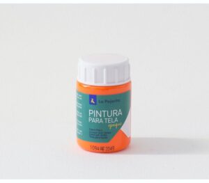 Pintura de Tela Opaca Naranja Fluorescente 35 ml. Tof-02