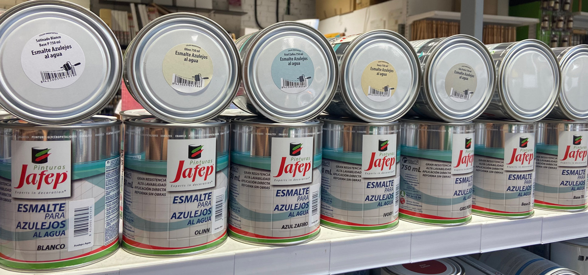 pintura para azulejos